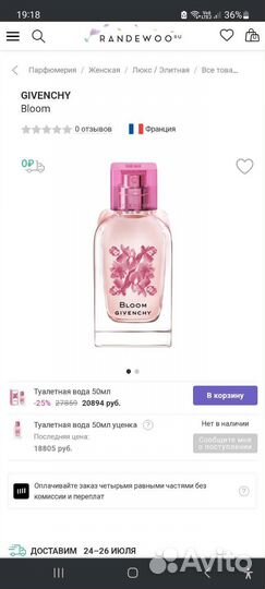 Духи женские