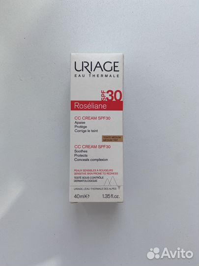 Uriage roseliane cc крем spf 30