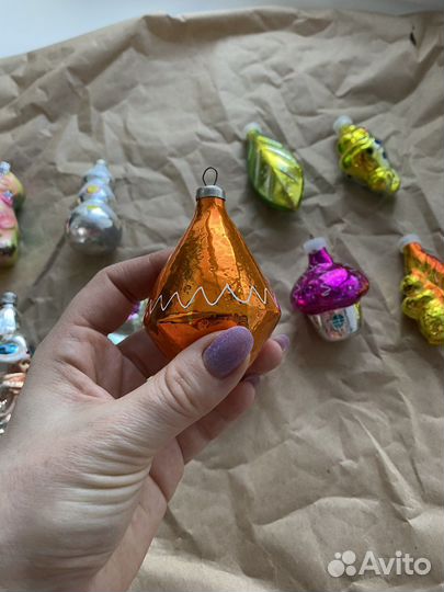 Елочные игрушки СССР