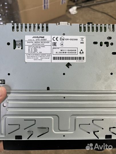 Магнитола alpine ute 200 bt