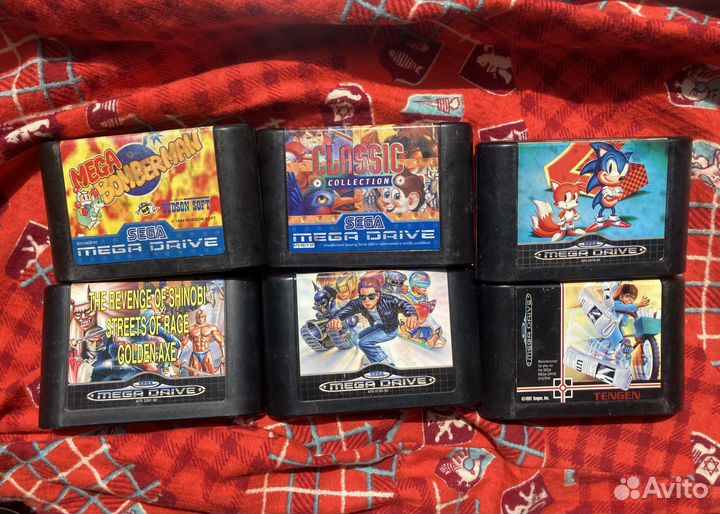 Комплекты игр к Game Boy, Nintendo 64, Sega, Atari