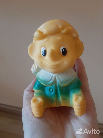 Резиновая игрушка буратино (пиноккио)