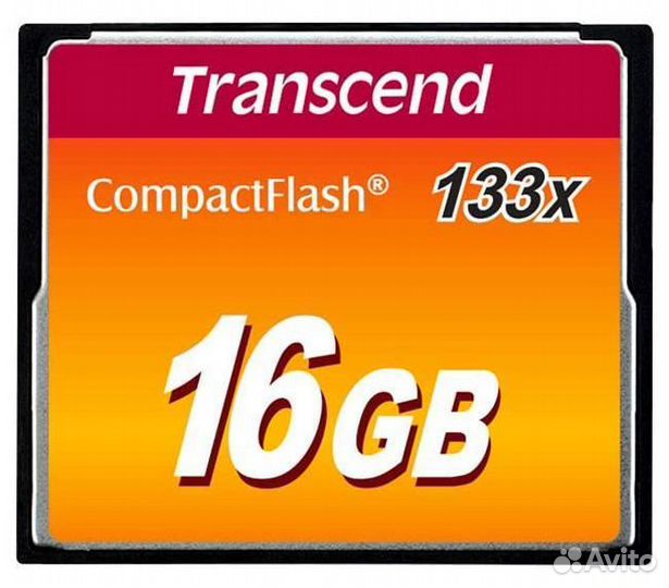 Transcend CompactFlash 16Gb 133x Ultra Speed