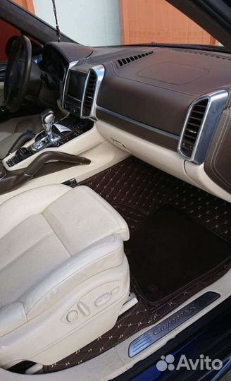 Ковры 5D экокожа Porsche Cayenne 2002-н.в