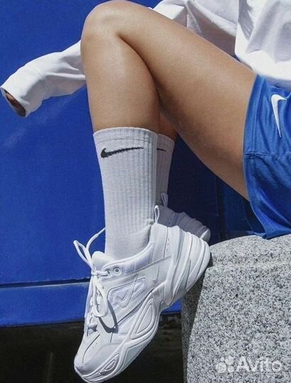 Носки Nike высокие белые