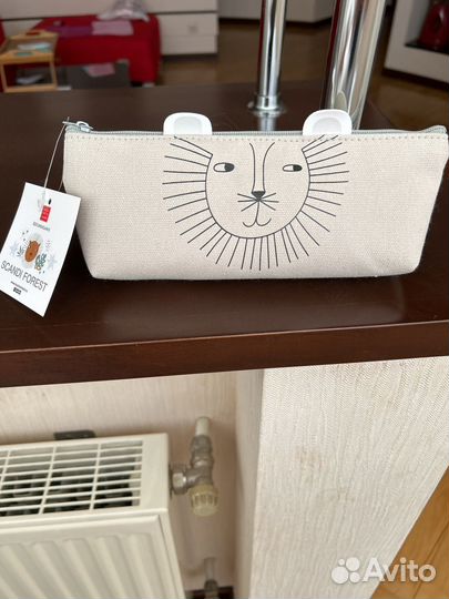 Пенал школьный Лев scandi forest