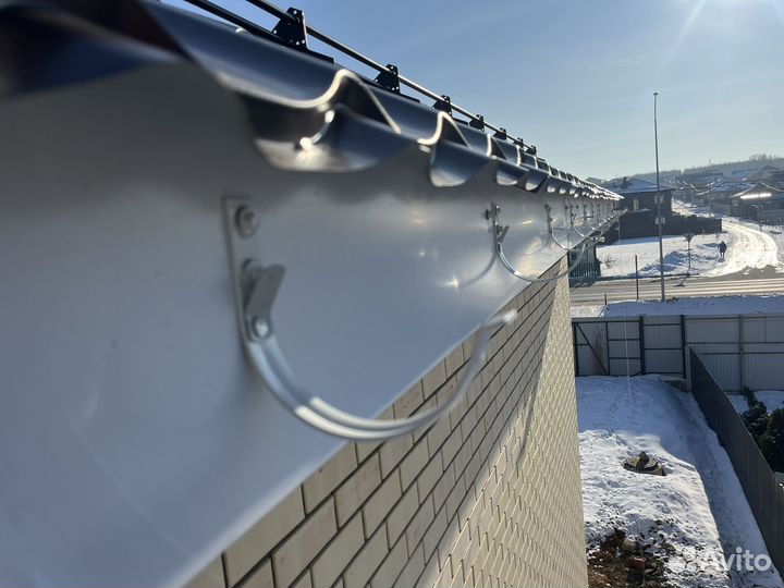 Монтаж установка водостоков