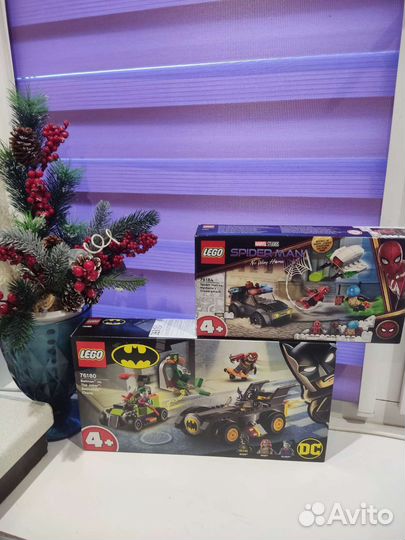 Новые Lego Оригинал Batman Spider Man