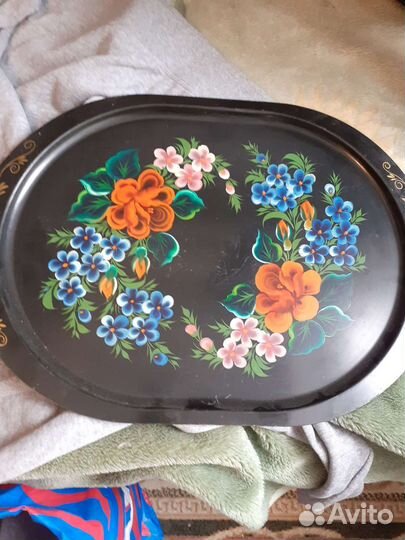 Расписные подносы.ссср