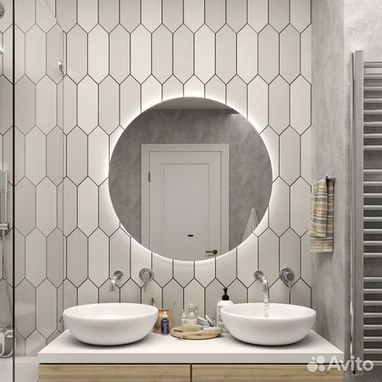 Зеркало 80x80 см Art&Max Sanremo AM-San-800-DS-F