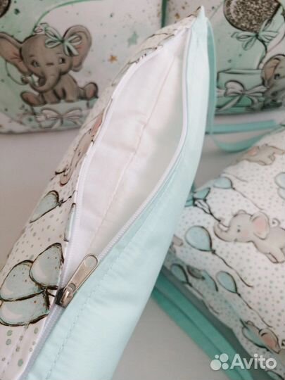 Бортики на детскую кроватку