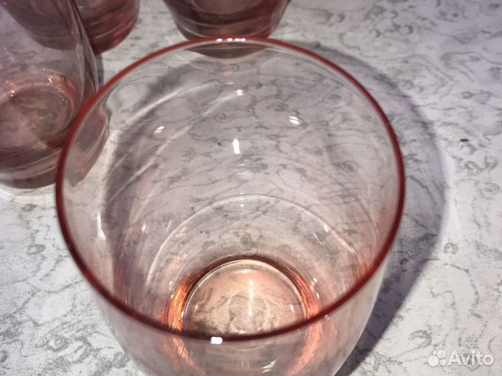 Стеклянные бокалы времен СССР