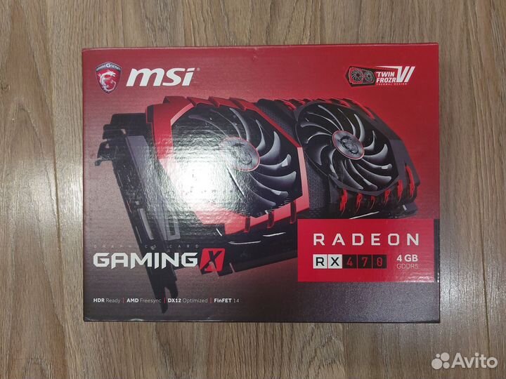 Видеокарта MSI RX470 4GB