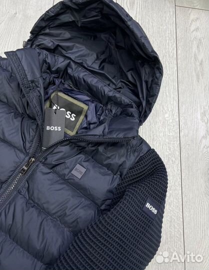 Пуховик мужской оригинальный boss 2025