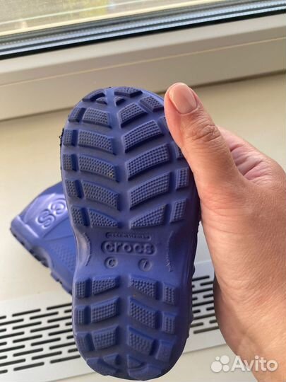 Сапоги crocs c7 для девочки