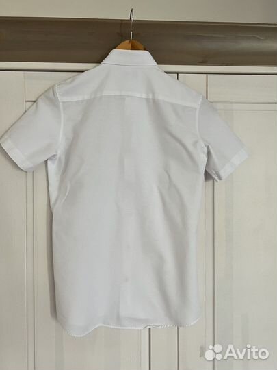Рубашка белая, школьная на мальчика