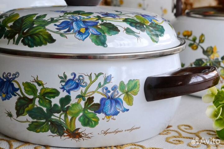 Эмалированная кастрюля. Botanica Villeoy & Boch