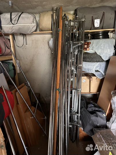 Гардина с крепежами