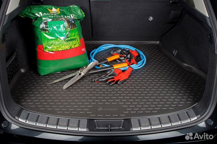 Коврик в багажник peugeot 408, 2012- сед. (полиуретан) / Пежо