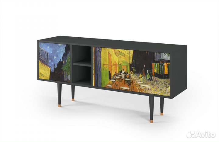 Тв-тумба T5 - Антрацит - Café Terrace AT Night