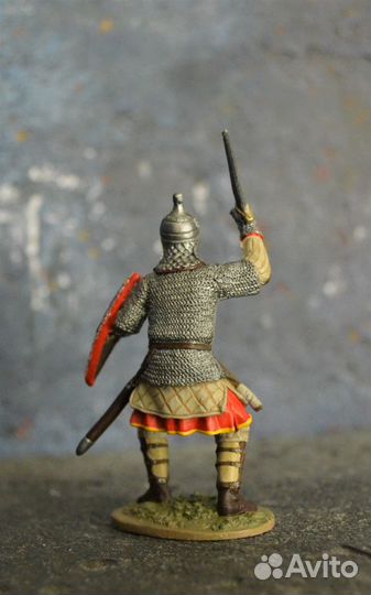 Русский ратник оловянный солдатик