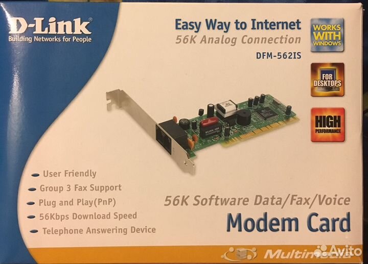 Модем внутренний D-Link DFM-562IS