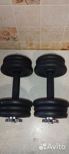Гантел разборная чугунная вес 11, 5кг