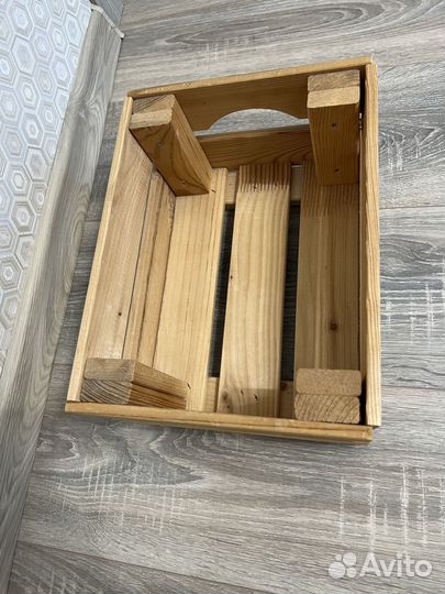 Деревянный ящик для хранения и интерьера из Леруа