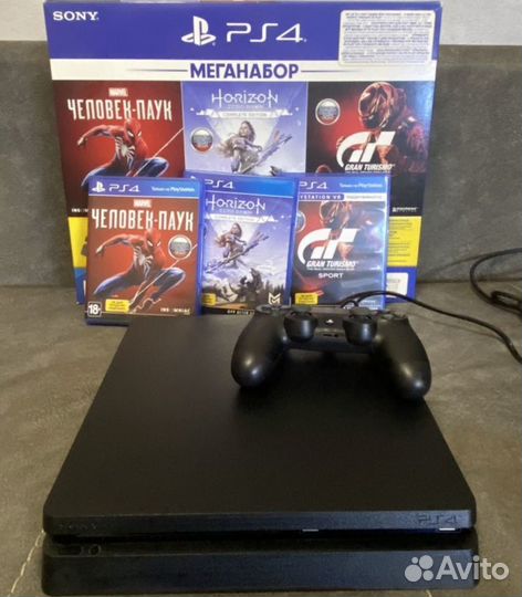 Sony PS4 slim 1tb как новая