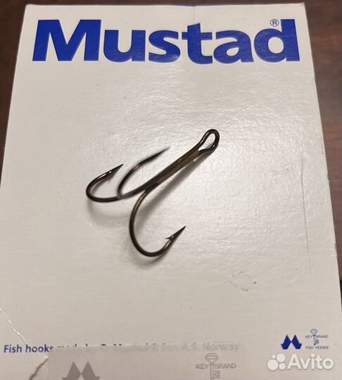 Тройник рыболовный Mustad 3551 2/0