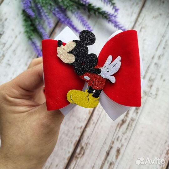 Бантики для волос ручной работы