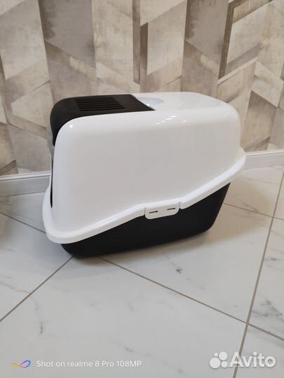 Кошачий лоток закрытый