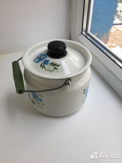 Бидоны эмалированный и алюминиевый