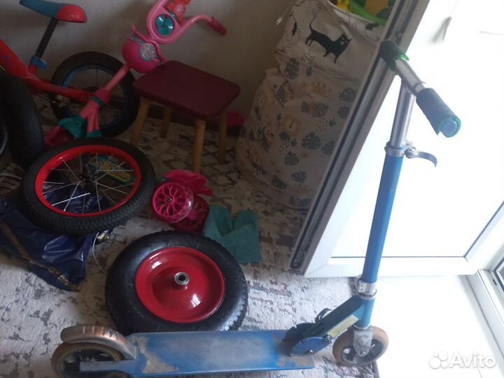 Самокат детский двухколесный бу