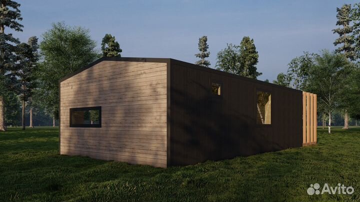 Модульный дом 42,5 м2 для круглогодичного проживан