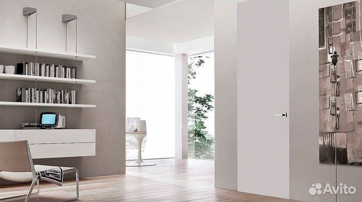 Скрытые двери межкомнатные под отделку