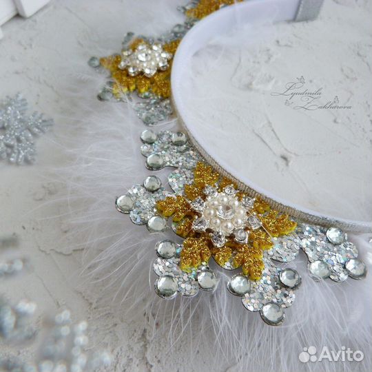 Ободок Снежинка