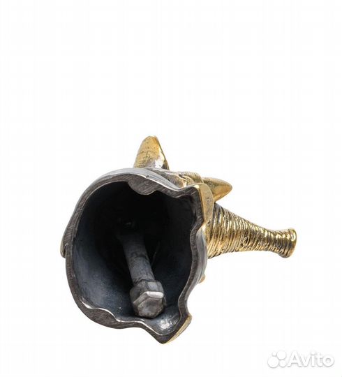 Фигурка Колокольчик-Слон с горном (латунь) A2101835