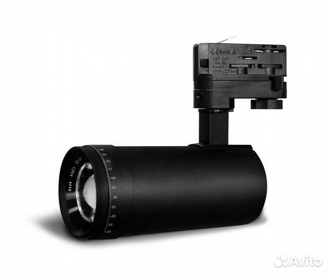 Трековый светильник с изменяемым углом, 17 Вт