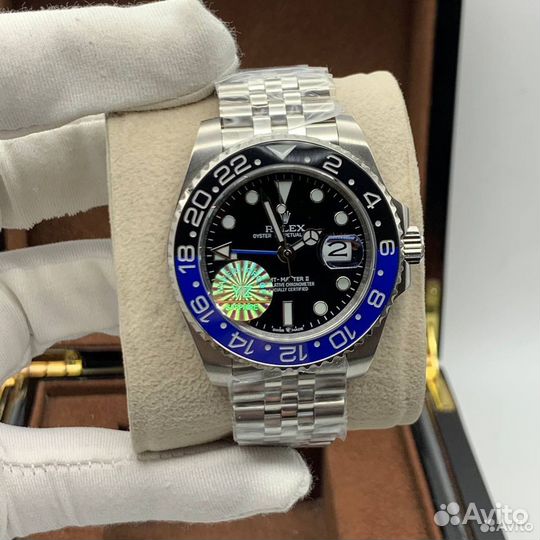 Мужские наручные часы Rolex GMT master II Batman