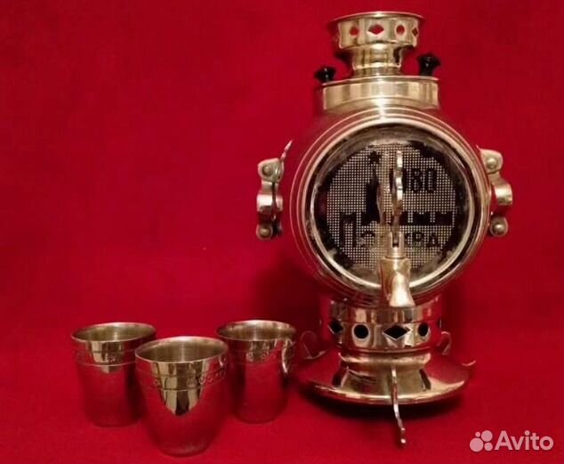 Самовар -бочонок «Москва 1980» Сувенирный