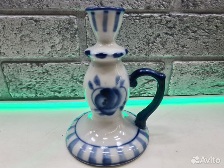 П.8204 Подсвечник Гжель