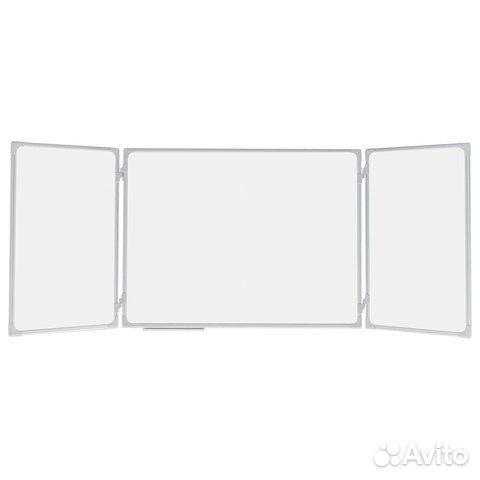 Доска магнитно-маркерная 3х элемент. 100150/300см