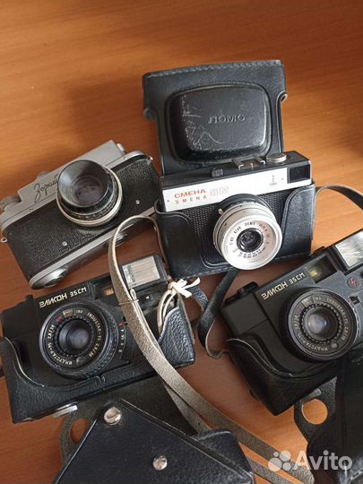 Плёночные фотоаппараты 5 штук