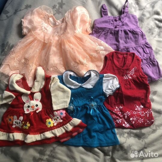 Детские вещи на девочку пакетом