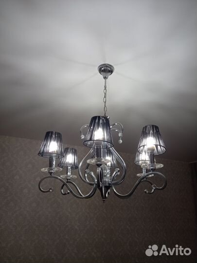 Люстра+ 2 бра+торшер для туалетного столика