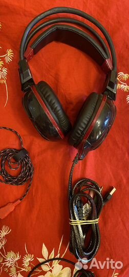 Наушники, мышки, коврик, клавиатура