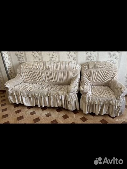 Дивандеки на кресло и диван