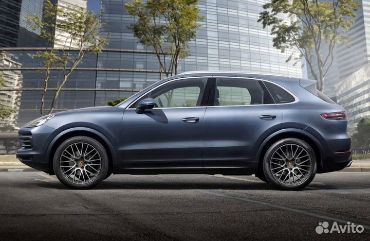 Разноширокие диски R20 Porsche Cayenne