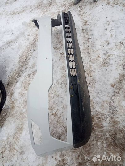 Бампер передний шкода